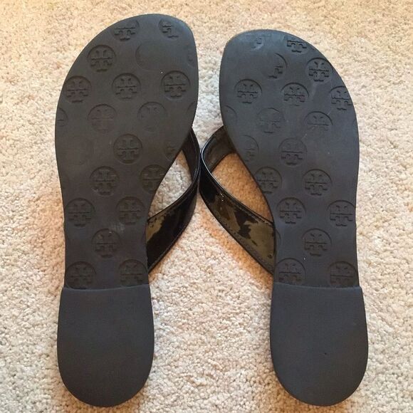 Tory Burch Thora Patent Leather Sandals - Picture 6 of 7